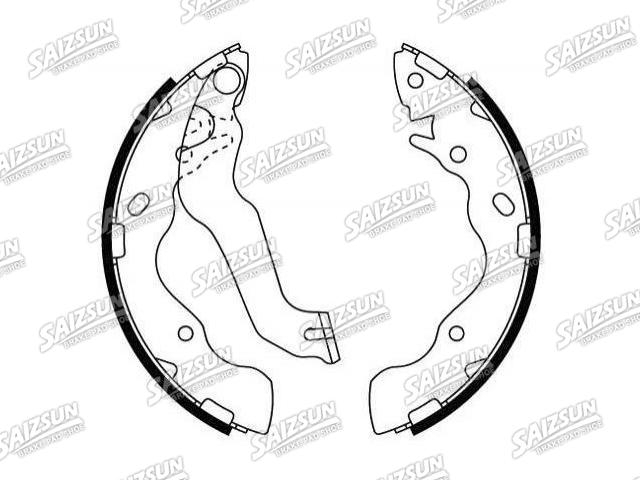 刹车蹄片 Brake Shoe Set:58305-25A10