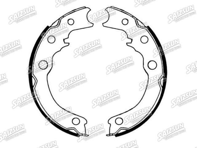 刹车蹄片 Brake Shoe Set:W3Y3-44-39Z