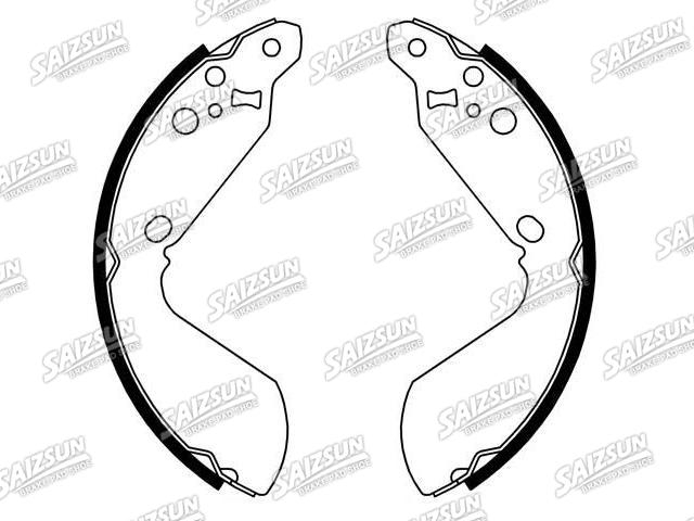 刹车蹄片 Brake Shoe Set:53200-56820