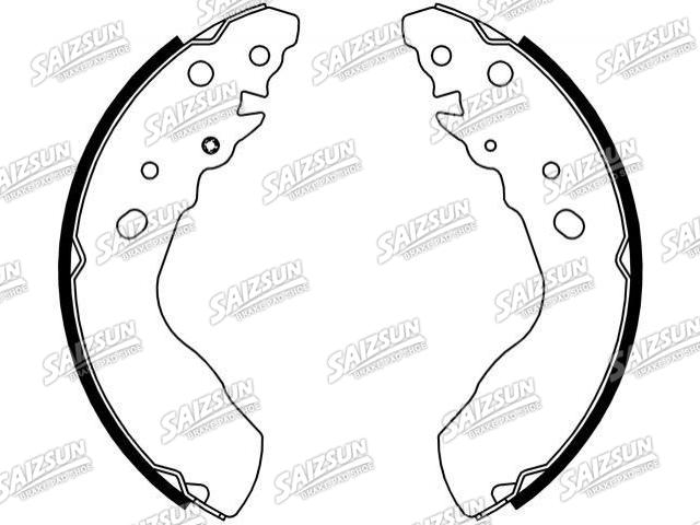 刹车蹄片 Brake Shoe Set:53200-77E11