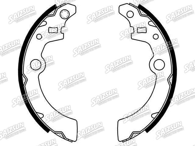 刹车蹄片 Brake Shoe Set:53200-76G10