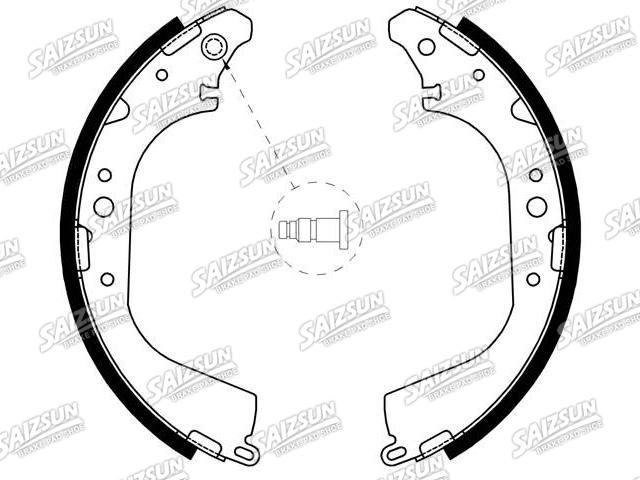 刹车蹄片 Brake Shoe Set:04495-35110