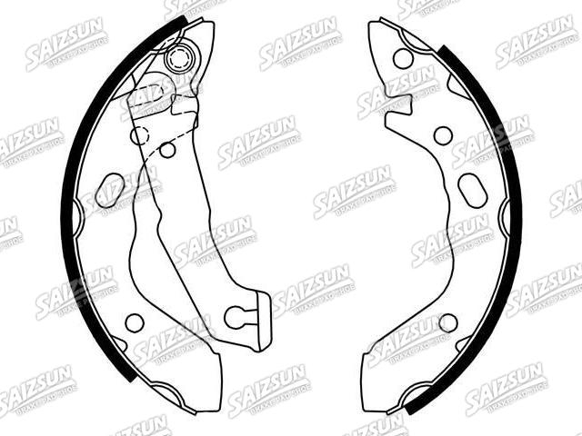 刹车蹄片 Brake Shoe Set:58305-24A00