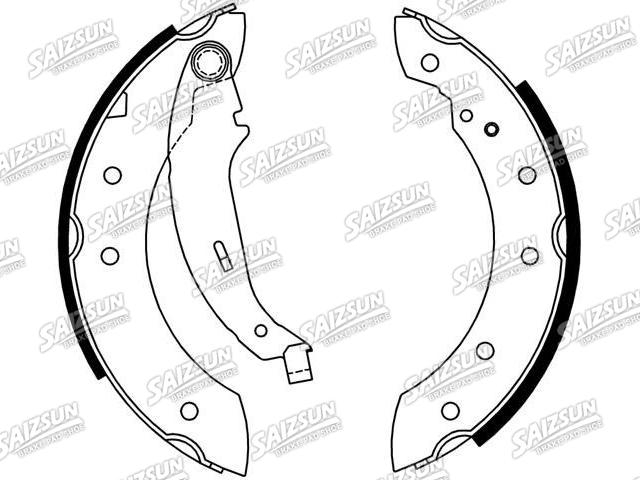 刹车蹄片 Brake Shoe Set:4241.J1