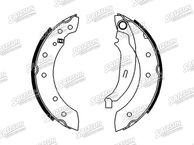 刹车蹄片 Brake Shoe Set:4241.4F