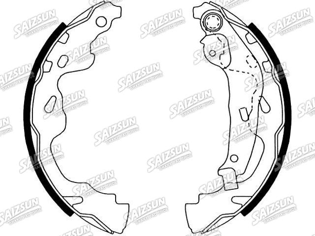 刹车蹄片 Brake Shoe Set:04495-0D020