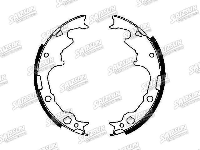 刹车蹄片 Brake Shoe Set:4423 606
