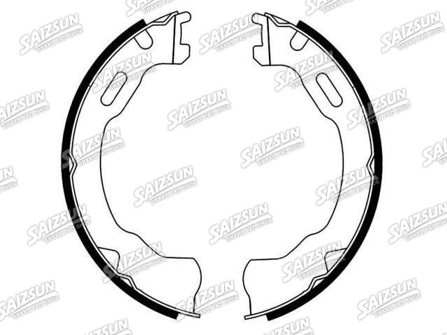 刹车蹄片 Brake Shoe Set:8L2Z-2200-B