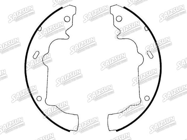 刹车蹄片 Brake Shoe Set:04495-08010