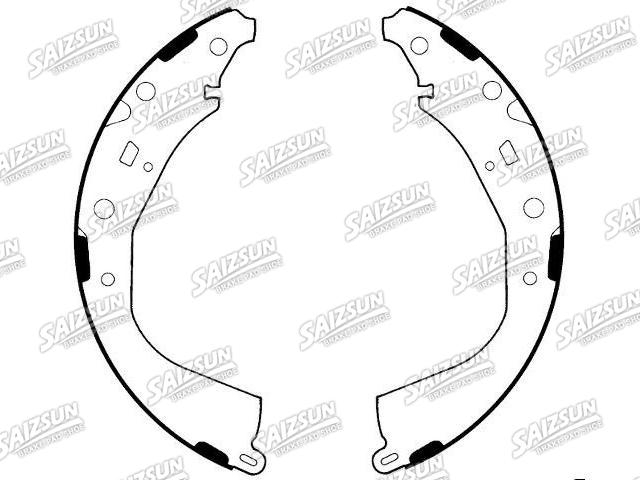 刹车蹄片 Brake Shoe Set:04495-35250