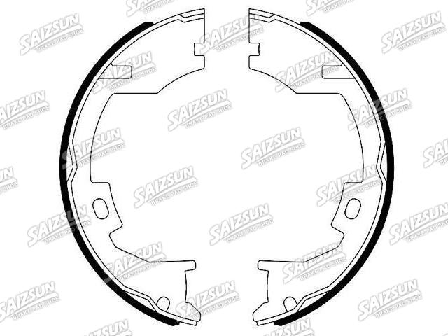刹车蹄片 Brake Shoe Set:5C3Z-2648-AA