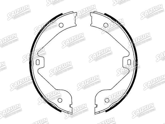 刹车蹄片 Brake Shoe Set:955.352.925.00