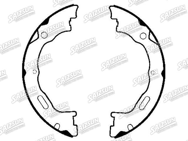刹车蹄片 Brake Shoe Set:3W1Z-2N712-AA