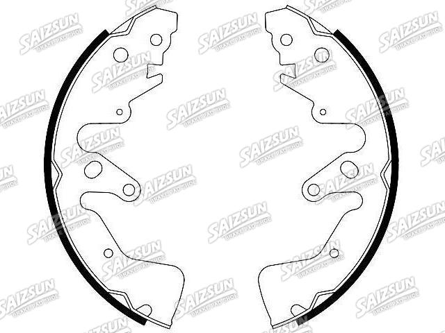 刹车蹄片 Brake Shoe Set:53200-65J01