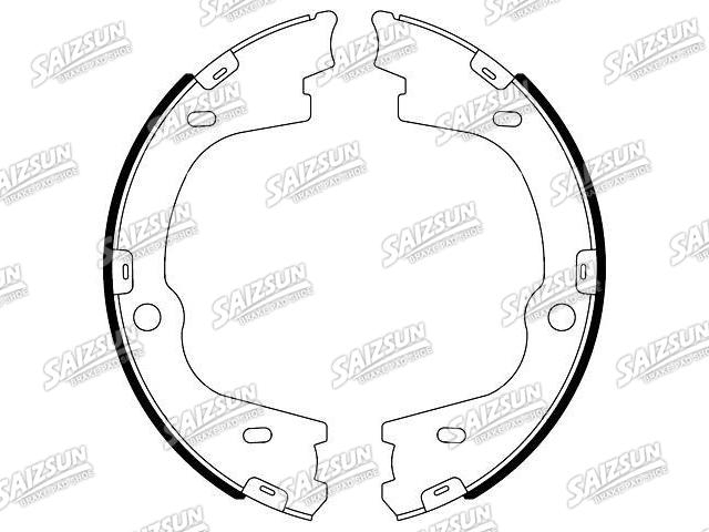 刹车蹄片 Brake Shoe Set:58350-3JA00