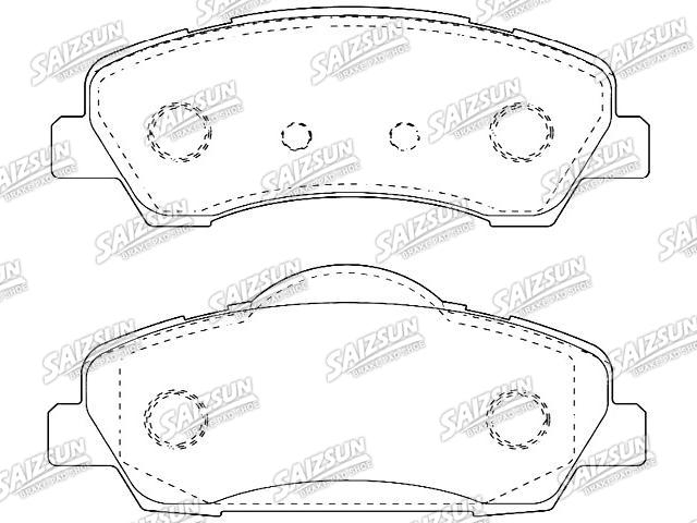 刹车片 Brake Pad Set:1608691380