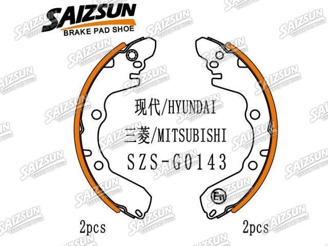 刹车蹄片 Brake Shoe Set:MB407842
