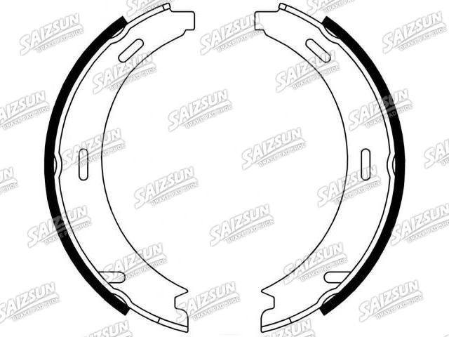 刹车蹄片 Brake Shoe Set:140 420 09 20