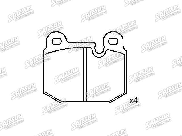 刹车片 Brake Pad Set:34 11 1 159 249