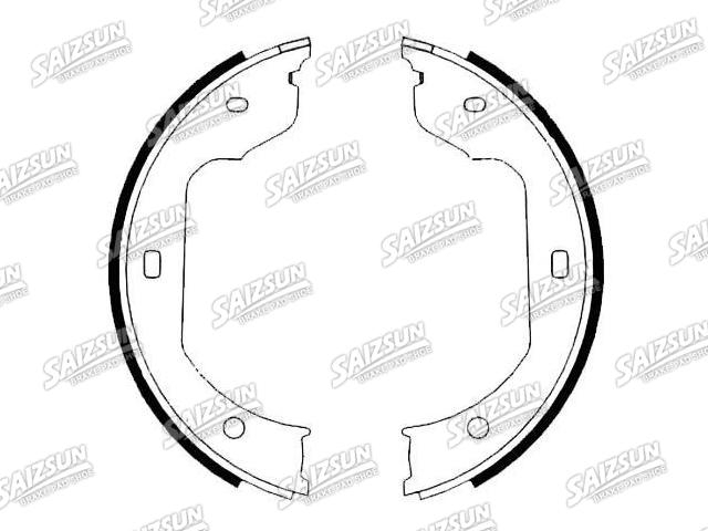 刹车蹄片 Brake Shoe Set:34 41 6 761 293