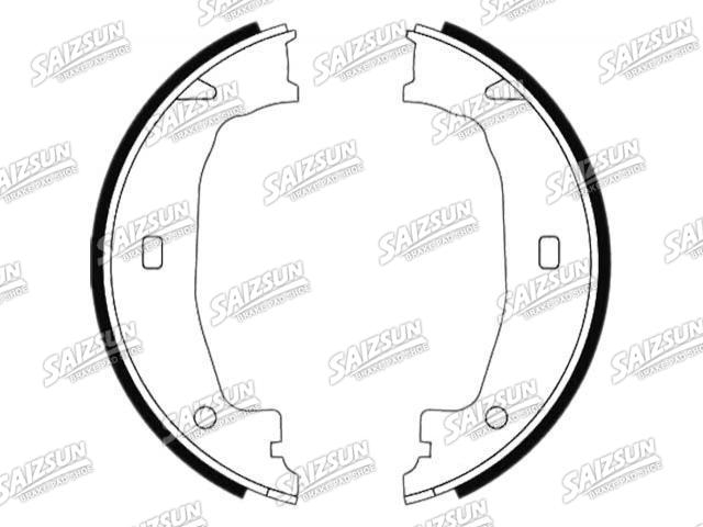 刹车蹄片 Brake Shoe Set:34 41 6 761 290