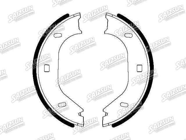 刹车蹄片 Brake Shoe Set:34 41 1 159 467