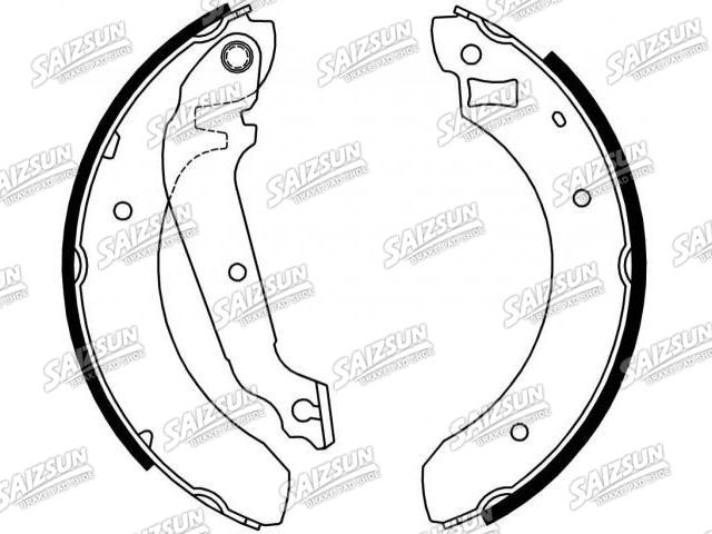 刹车蹄片 Brake Shoe Set:5 020 552