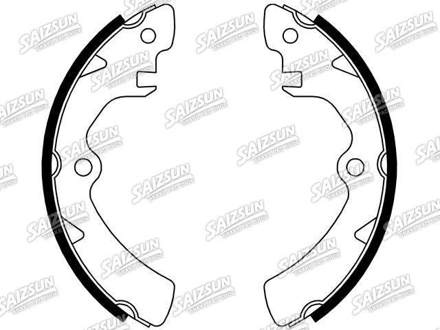 刹车蹄片 Brake Shoe Set:52210-79241