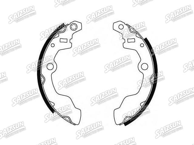 刹车蹄片 Brake Shoe Set:53820-70B00