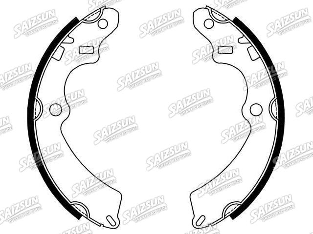 刹车蹄片 Brake Shoe Set:53210-85250