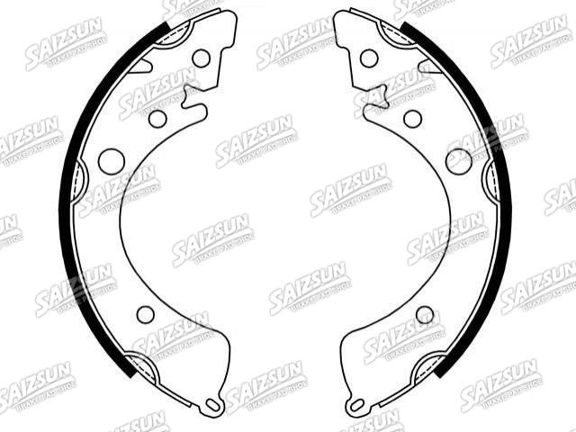 刹车蹄片 Brake Shoe Set:43153-SB6-003