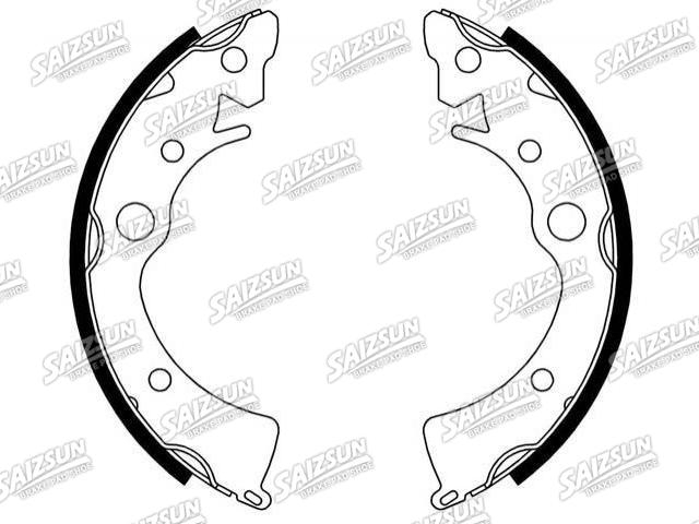 刹车蹄片 Brake Shoe Set:43153-SB2-003