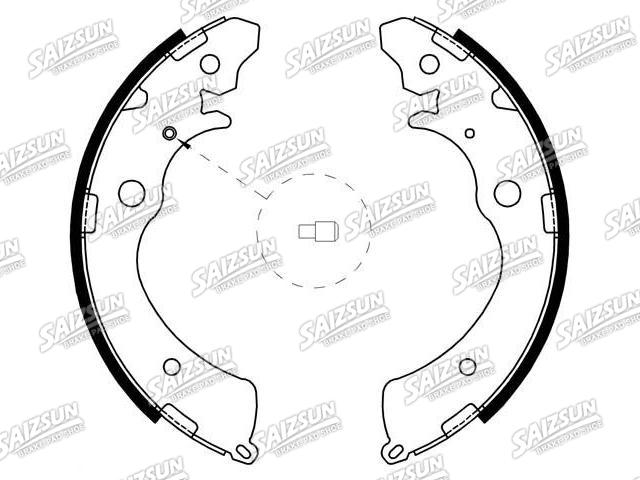 刹车蹄片 Brake Shoe Set:43153-SM4-A01