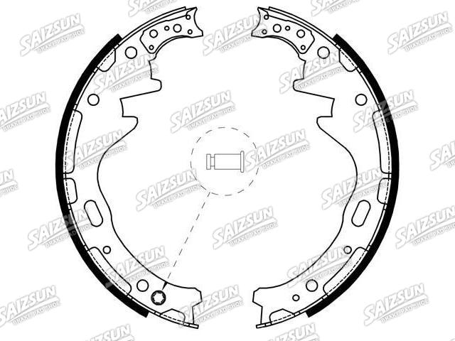刹车蹄片 Brake Shoe Set:44060-03N26