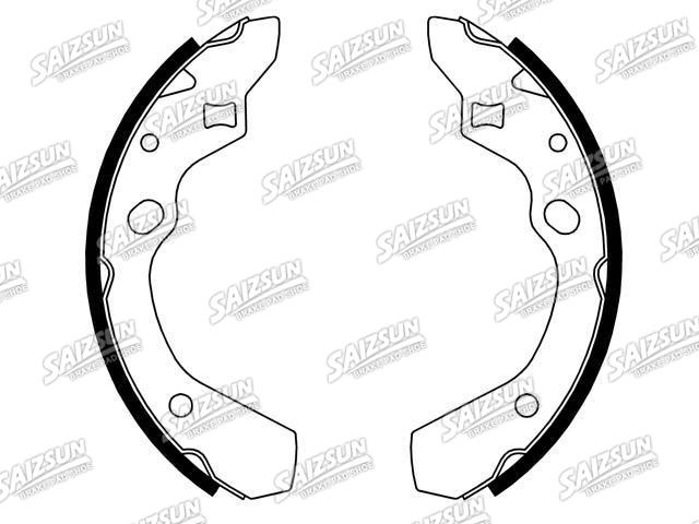 刹车蹄片 Brake Shoe Set:84Y5-26-38Z