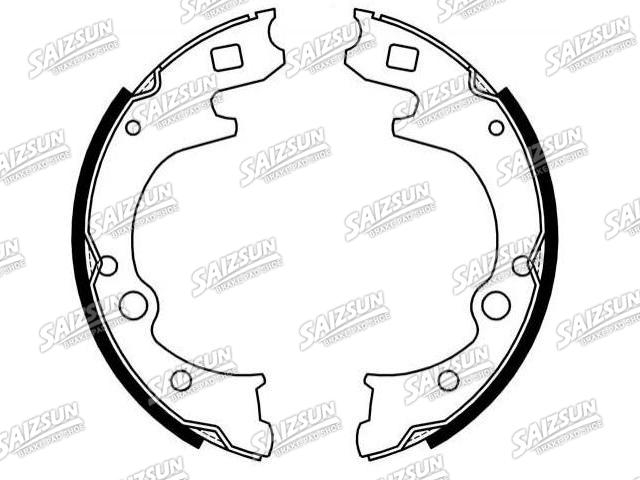 刹车蹄片 Brake Shoe Set:S085-26-330