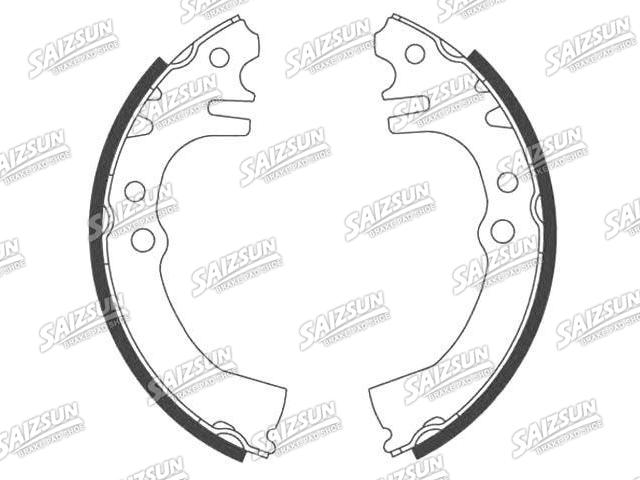 刹车蹄片 Brake Shoe Set:04495-87204-000