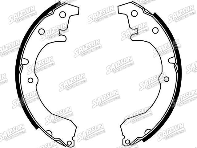 刹车蹄片 Brake Shoe Set:04495-12010