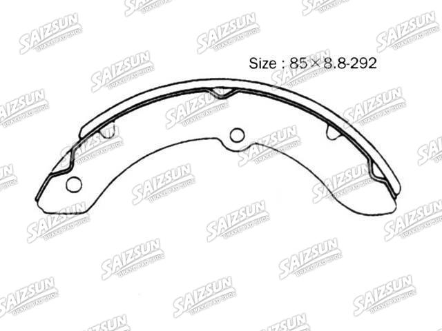刹车蹄片 Brake Shoe Set:04495-36050