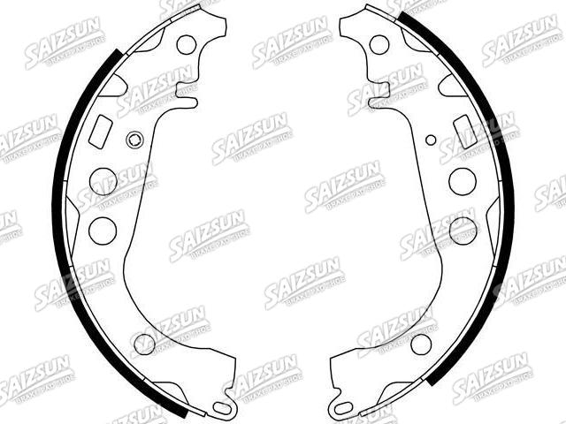 刹车蹄片 Brake Shoe Set:04495-52020