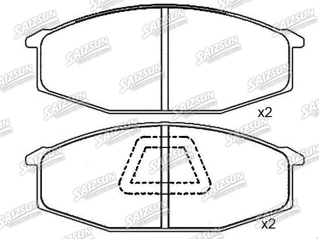 刹车片 Brake Pad Set:41060-R9089