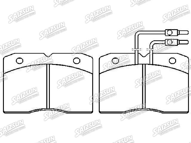 刹车片 Brake Pad Set:4 432 481