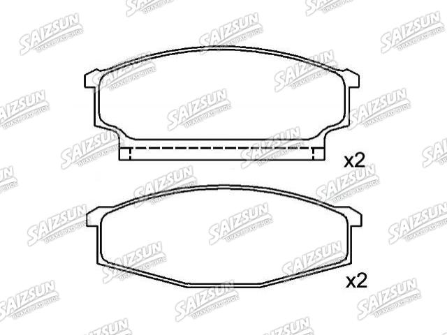 刹车片 Brake Pad Set:41060-T7891