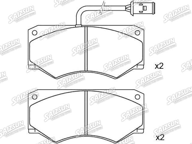 刹车片 Brake Pad Set:190 6040