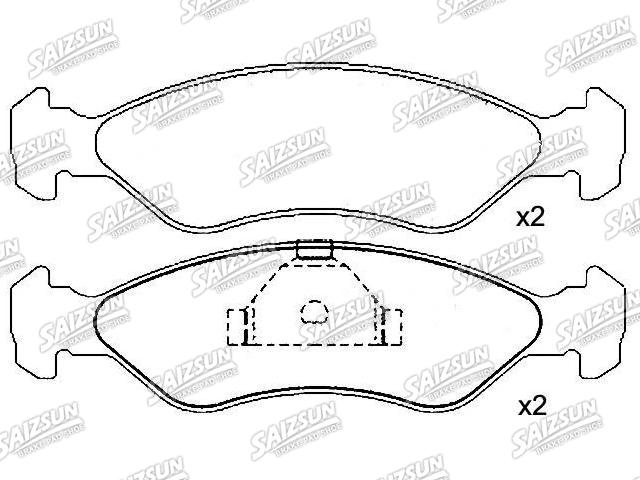 刹车片 Brake Pad Set:55200-84500