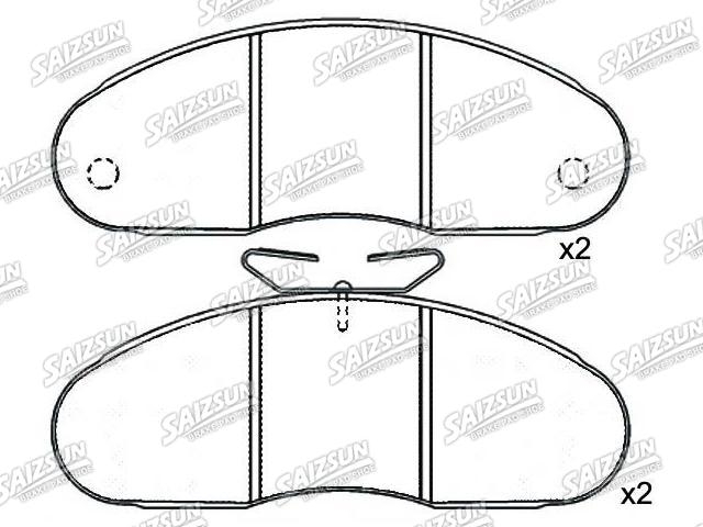 刹车片 Brake Pad Set:77 01 203 895