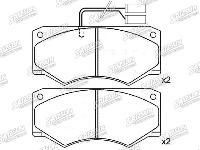 刹车片 Brake Pad Set:190 6243