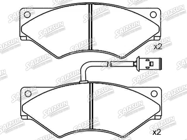 刹车片 Brake Pad Set:190 6183