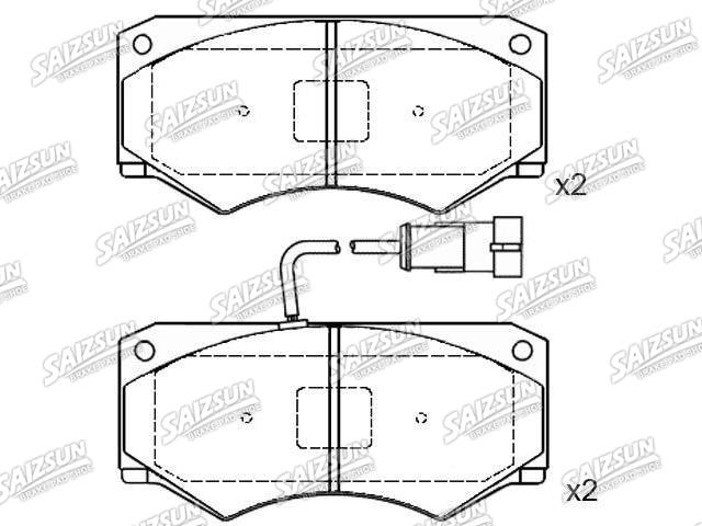 刹车片 Brake Pad Set:190 6430