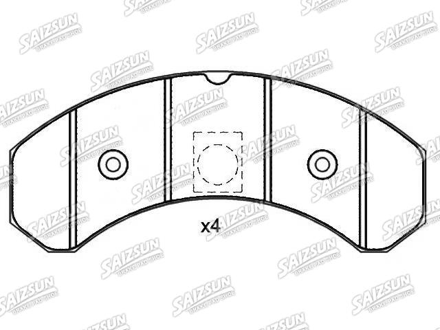 刹车片 Brake Pad Set:8 284 000 224